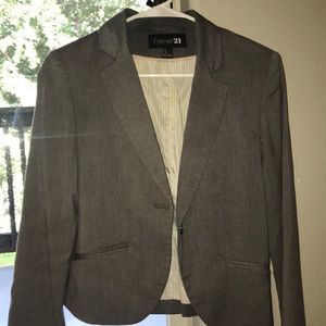 Gray blazer